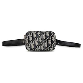 Dior-Dior Oblique Canvas Belt Bag  Canvas Belt Bag in Excellent condition-Other