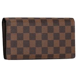 Louis Vuitton-Carteira longa Louis Vuitton Portefeuille Sarah Canvas N61734 em bom estado-Outro