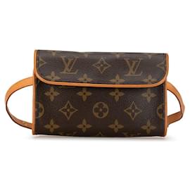 Louis Vuitton-Louis Vuitton Pochette Florentine Canvas Belt Bag M51855 en bon état-Autre