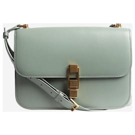 Saint Laurent-Duck egg Le Carré shoulder bag-Green