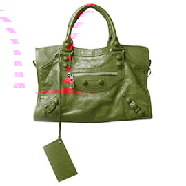 Balenciaga-Red City bag-Red