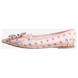 Roger Vivier-Ballerines roses à bijoux - taille EU 36,5-Rose