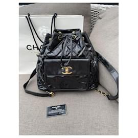 Chanel-Backpacks-Black