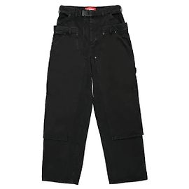 Autre Marque Pantalones utilitarios 032c Double Shift de algodón gris oscuro Gris antracita