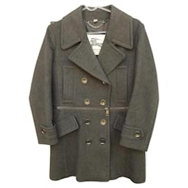 Burberry-cappotto Burberry taglia 36-Cachi