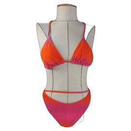 Jacquemus Le Maillot Peirado Maillot de Bain Deux Pièces Rose Rose Multicolore Orange
