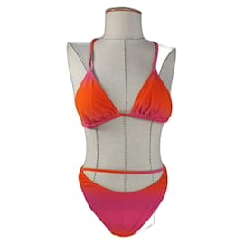 Jacquemus-Badeanzug, Bikini-Pink,Mehrfarben,Orange