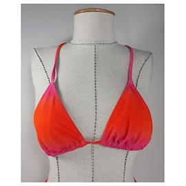 Jacquemus-Badeanzug, Bikini-Pink,Mehrfarben,Orange