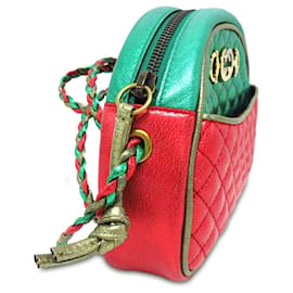 Gucci-Bolsa Gucci Red Mini Trapuntata Zumi Dome-Outro