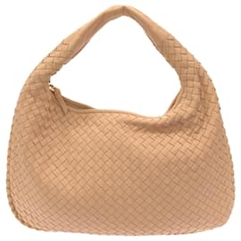 Bottega Veneta-Bottega Veneta Pink Medium Intrecciato Hobo-Pink