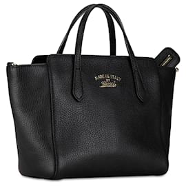 Gucci-Mini bolsa giratória preta Gucci-Preto