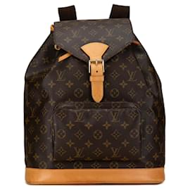 Louis Vuitton-Louis Vuitton Brown Monogram Montsouris GM-Brown