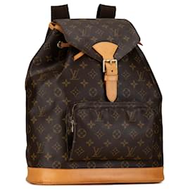 Louis Vuitton-Louis Vuitton Brown Monogram Montsouris GM-Brown