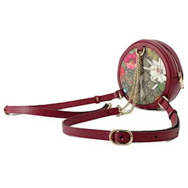 Gucci-Gucci Red GG Supreme Flora Ophidia Backpack-Other