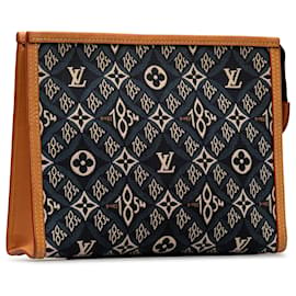 Louis Vuitton-Louis Vuitton Blue Monogram Since 1854 Toiletry Pouch 26-Blue