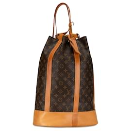 Louis Vuitton-Louis Vuitton Brown Monogram Randonnee GM-Brown