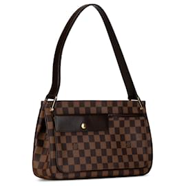 Louis Vuitton-Louis Vuitton Marrone Damier Ebene Aubagne-Marrone