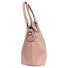 Gucci-Cartable à breloques Dollar GG en cuir rose Gucci-Rose