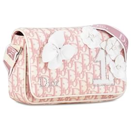 Dior-Dior Pink Oblique Girly Trotter Crossbody-Pink