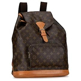 Louis Vuitton-Louis Vuitton Brown Monogram Montsouris GM-Brown