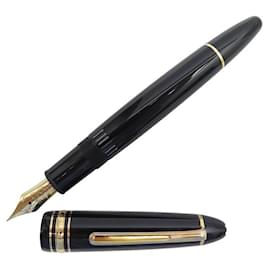 Montblanc-PLUMA ESTILOGRÁFICA DE PISTÓN VINTAGE MONTBLANC MEISTERSTUCK 146 PLUMA ESTILOGRÁFICA DE RESINA-Negro