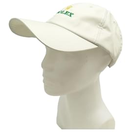 Rolex-NEW ROLEX ROLAND GARROS MICRO FIBER CAP WHITE AND GREEN WHITE NEW GREEN CAP-White