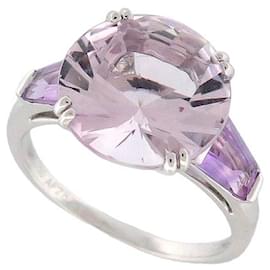 Mauboussin-NEUF BAGUE MAUBOUSSIN EXTREMEMENT LIBRE & SENSUELLE T61 OR BLANC AMETHYSTE-Argenté