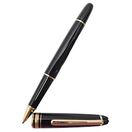 Montblanc-PLUMA ROLLERBALL FINELINER CLÁSICA MEISTERSTUCK VINTAGE MONTBLANC-Negro