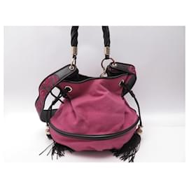 Lancel-NUEVO BOLSO DE MANO LANCEL BRIGITTE BARDOT BB A04657 BOLSO CRUZADO FUSHIA-Fucsia