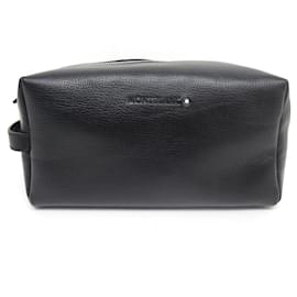 Montblanc-NEW MONTBLANC MEISTERSTUCK SOFT GRAIN KIT MB114898 LEATHER TOILET BAG-Black