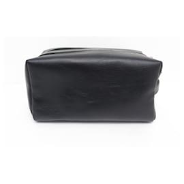 Montblanc-NUOVO MONTBLANC MEISTERSTUCK SOFT GRAIN KIT MB114898 BORSA DA BAGNO IN PELLE-Nero