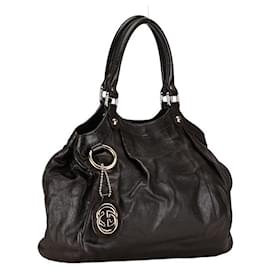 Gucci-Gucci Leather Sukey Tote Bag Sac à main en cuir 211944 en bon état-Autre