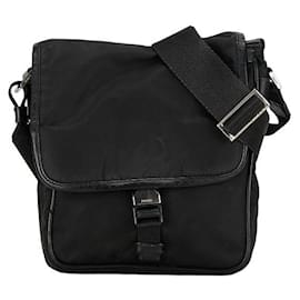 Prada-Prada Tessuto Crossbody Bag  Canvas Shoulder Bag in Good condition-Other