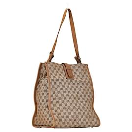 Gucci-Borsa tote verticale in tela Gucci GG Borsa tote in tela 109101 in buone condizioni-Altro