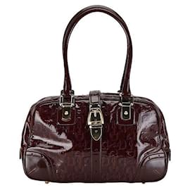 Gucci-Bolsa de couro Horsebit de couro envernizado Gucci Bolsa de couro 145770 em bom estado-Outro