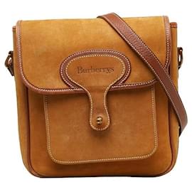 Burberry-Burberry Leather Crossbody bag  Leather Shoulder Bag in Good condition-Other