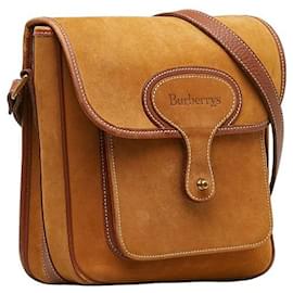 Burberry-Burberry Leather Crossbody bag  Leather Shoulder Bag in Good condition-Other