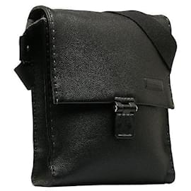 Salvatore Ferragamo-Salvatore Ferragamo Sac bandoulière en cuir Stitch Sac à bandoulière en cuir en bon état-Autre