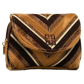 Givenchy-Bolsa de couro Givenchy Emmelie Fleece em bom estado-Outro