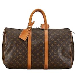 Louis Vuitton-Bolsa de viaje de lona Louis Vuitton Keepall 45 M41428 en buen estado-Otro