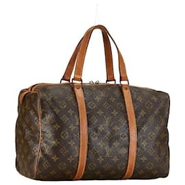 Louis Vuitton-Louis Vuitton Monogram Sac Souple 35 Bolso de Lona M41626 en buen estado-Otro