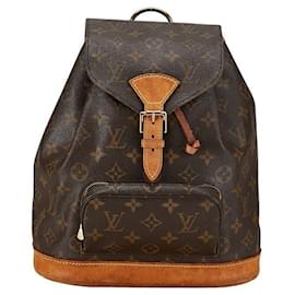 Louis Vuitton-Louis Vuitton Montsouris MM Canvas Backpack M51136 in Good condition-Other