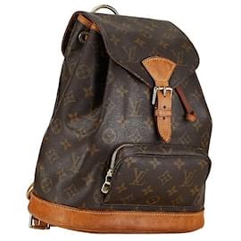 Louis Vuitton-Louis Vuitton Montsouris MM Canvas Backpack M51136 in Good condition-Other