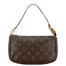 Louis Vuitton-Louis Vuitton Pochette Accessoires Canvas Handbag M51980 in Good condition-Other