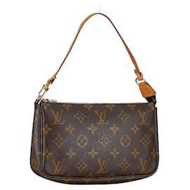 Louis Vuitton-Louis Vuitton Pochette Accessoires Canvas Handbag M51980 in Good condition-Other