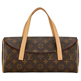 Louis Vuitton-Bolso Louis Vuitton Sonatine Monogram Bolso de lona M51902 en buen estado-Otro