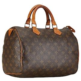 Louis Vuitton-Louis Vuitton Speedy 30 Canvas Handbag M41526 in Good condition-Other