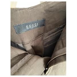 Gucci-Pants, leggings-Brown