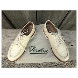 Paraboot-Zapatos con cordones-Blanco,Dorado