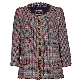 Chanel-Extrem seltene ikonische Tweed-Jacke-Mehrfarben